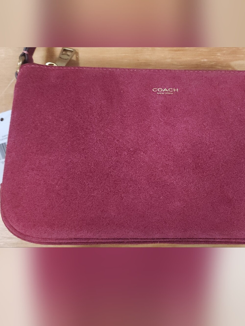 Coach Plaza Bag Dark Fuschia - Picture 3 of 12